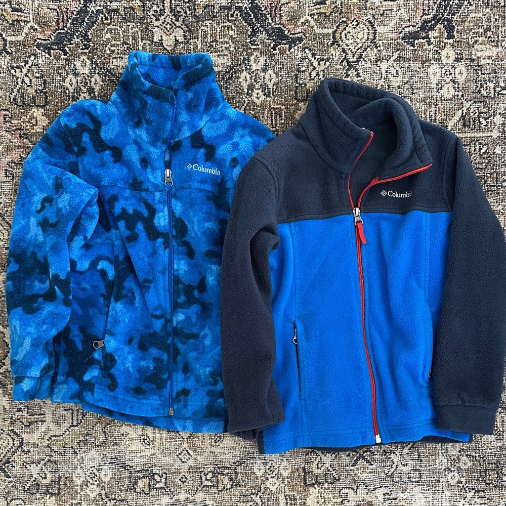 Columbia Blue Fleece Jackets